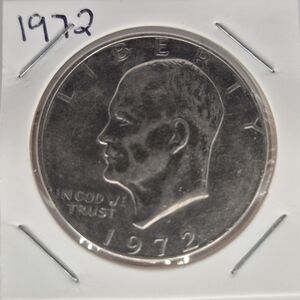 1972 Eisenhower Dollar Coin